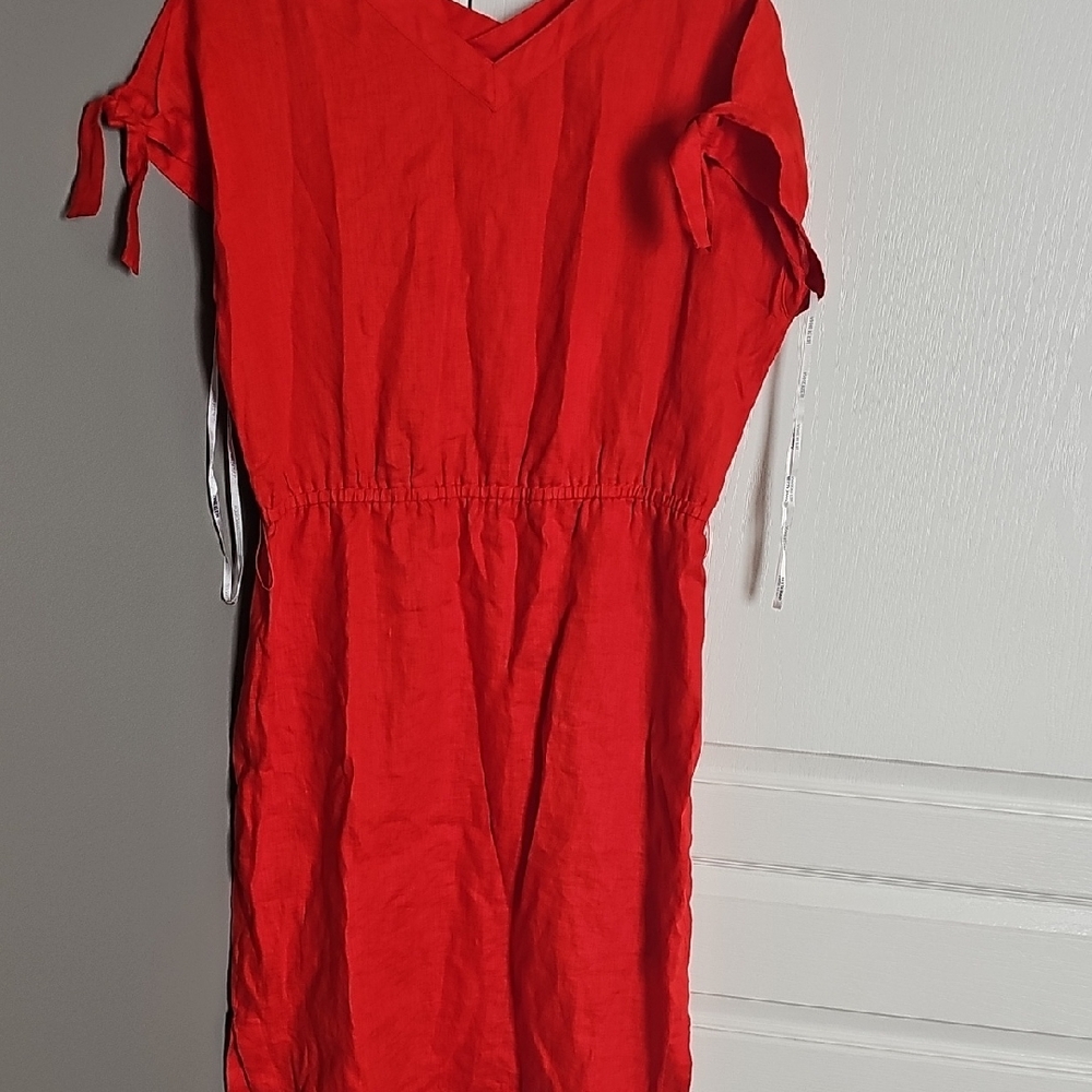 Anne Klein Vibrant Red Kids Casual Dress